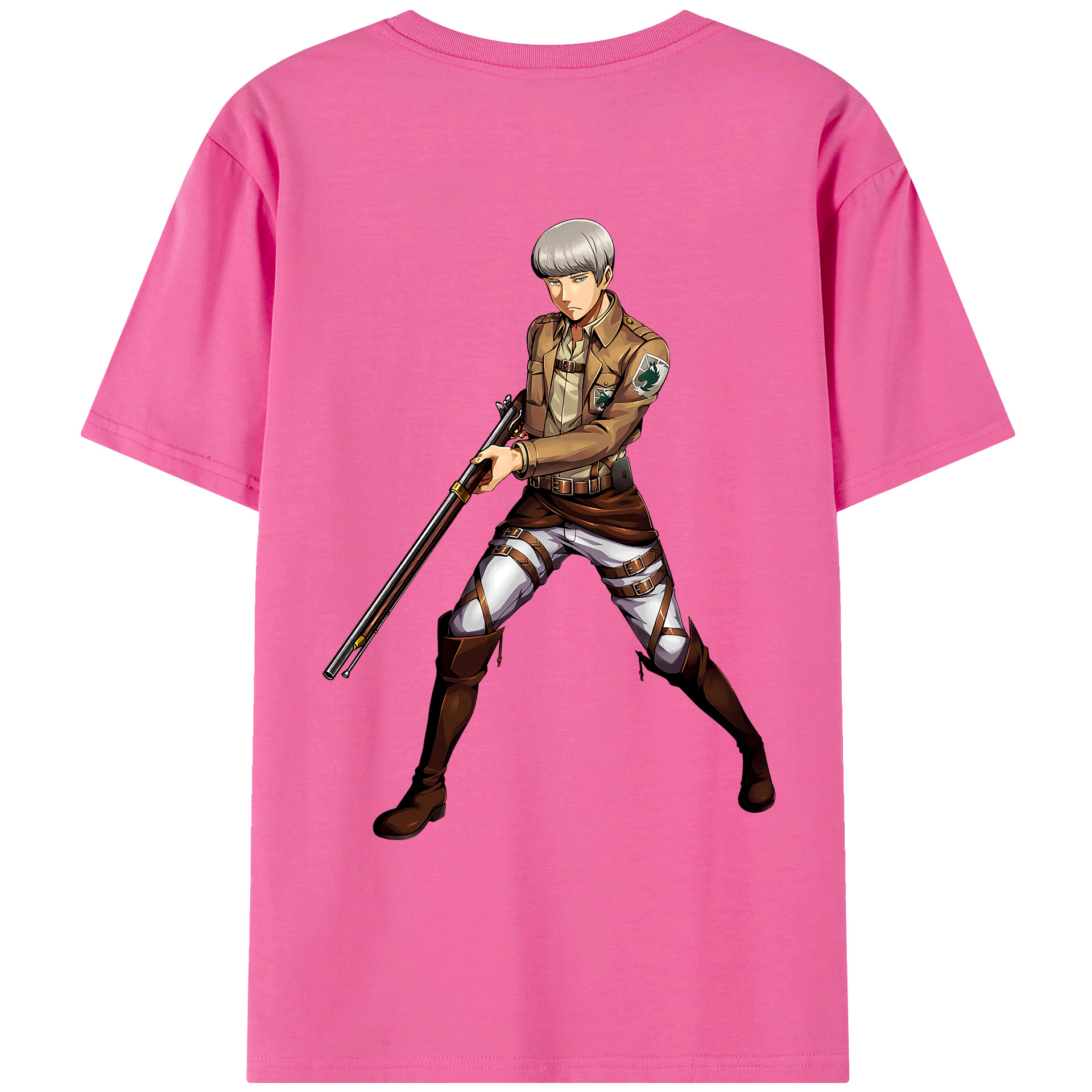 （画像用） 進撃の巨人 Attack on Titan レディース半袖Tシャツ(バックプリント)